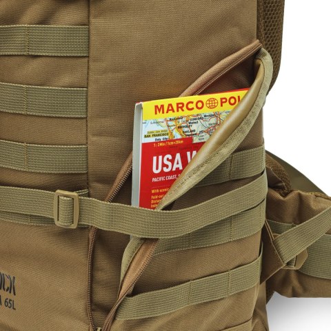 NC3903 PLECAK TAKTYCZNY MAVERICK BRĄZOWY 65L NILS CAMP NILS CAMP