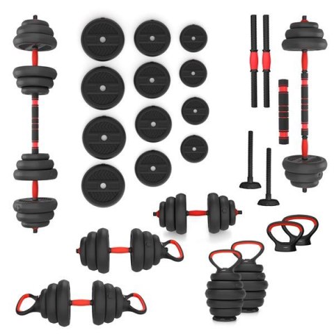 SGN120 PRO SET 6W1 ZESTAW CIĘŻARÓW 20KG HMS HMS