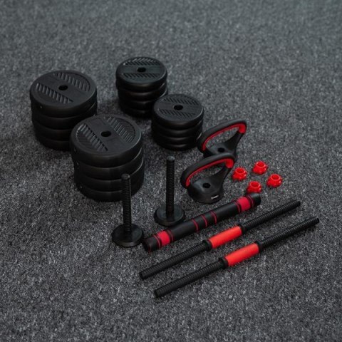 SGN140 (2 CZĘŚCI) PRO SET 6W1 ZESTAW CIĘŻARÓW 40KG HMS HMS
