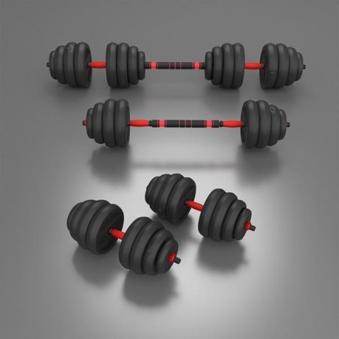 SGN140 (2 CZĘŚCI) PRO SET 6W1 ZESTAW CIĘŻARÓW 40KG HMS HMS