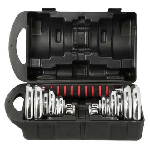 STC21 SZTANGIELKI/SZTANGA W WALIZCE CHROM 2x10KG HMS HMS