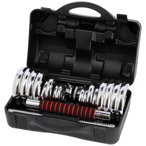 STC30 SZTANGIELKI-SZTANGA W WALIZCE CHROM 2x15KG HMS HMS