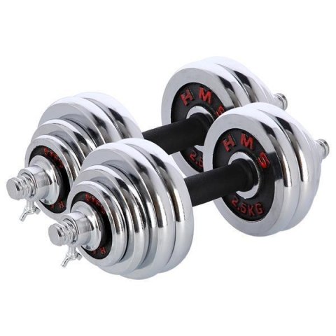 STC30 SZTANGIELKI-SZTANGA W WALIZCE CHROM 2x15KG HMS HMS