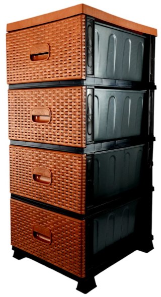 Komoda RATTAN- mix*/ 38X45X90/ Katex