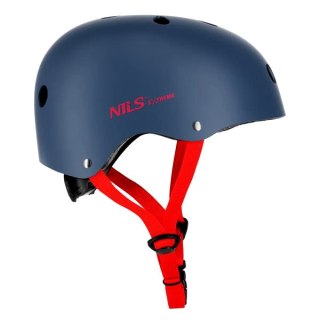 MTW001-1 KASK SZARO-CZERWONY ROZM. S(52-56CM) NILS EXTREME NILS EXTREME