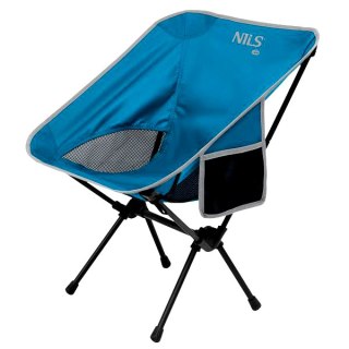 NC3320 KRZESŁO SKŁADANE ULTRALIGHT NIEBIESKIE NILS CAMP NILS CAMP