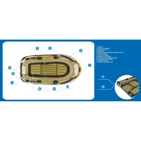 PONTON FISHMAN 300 SET 252X125X26CM Inny PONTON FISHMAN 300 SET 252X125X26CM Inny