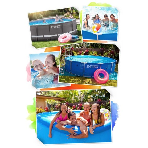 Basen ogrodowy stelażowy 300 x 200 x 75 cm 15w1 INTEX 28272 + maszynka do baniek GRATIS Intex