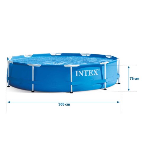 Basen ogrodowy stelażowy 305 x 76 cm 10w1 INTEX 28202 Intex