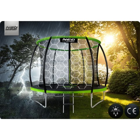 Trampolina ogrodowa profilowana 8ft/252cm z siatką wewnętrzną Neo-Sport Neo-Sport