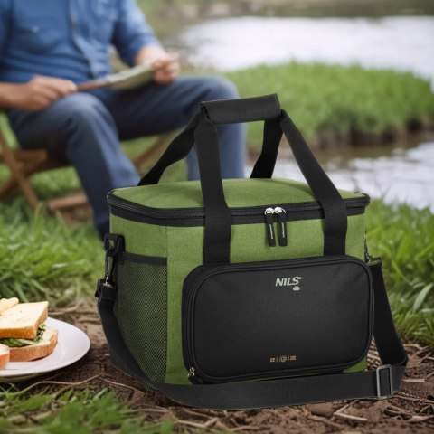 NC2904 TORBA TERMICZNA ZIELONA 20L NILS