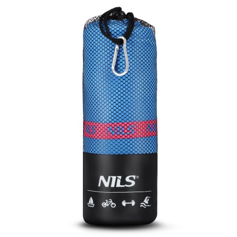 NCR13 RĘCZNIK Z MIKROFIBRY NIEBIESKI 200X90 cm NILS