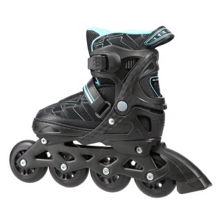 NA11002 CZARNO/NIEBIESKIE ROZM. M (35-38) ŁYŻWOROLKI NILS EXTREME