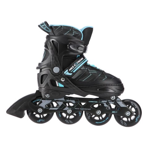 NA11002 CZARNO/NIEBIESKIE ROZM. M (35-38) ŁYŻWOROLKI NILS EXTREME
