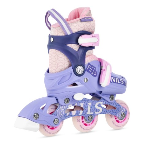 NA13102 ŁYŻWOROLKI FILO FIOLETOWE ROZM. XS(26-29) NILS EXTREME