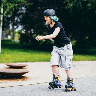 NA13810 ŁYŻWOROLKI TWIST ŻÓŁTE ROZM. M(35-38) NILS EXTREME