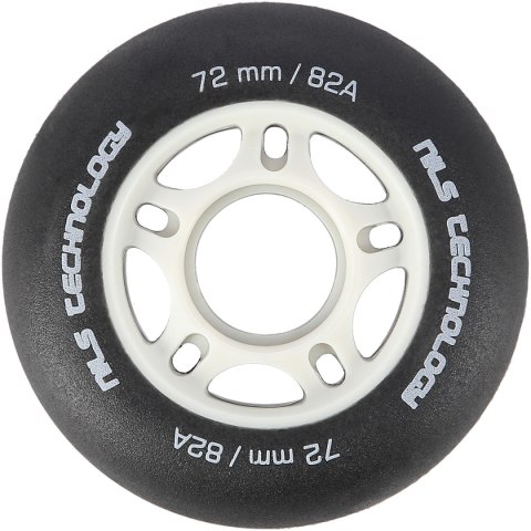 PU 72x24 82A CZARNE MATOWE KÓŁKA (4 szt.) NILS EXTREME