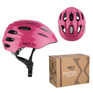 MTW01 LED RÓŻOWY ROZM. XXS (48-54 cm) NILS EXTREME