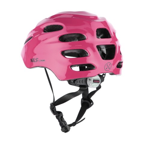 MTW01 LED RÓŻOWY ROZM. XXS (48-54 cm) NILS EXTREME