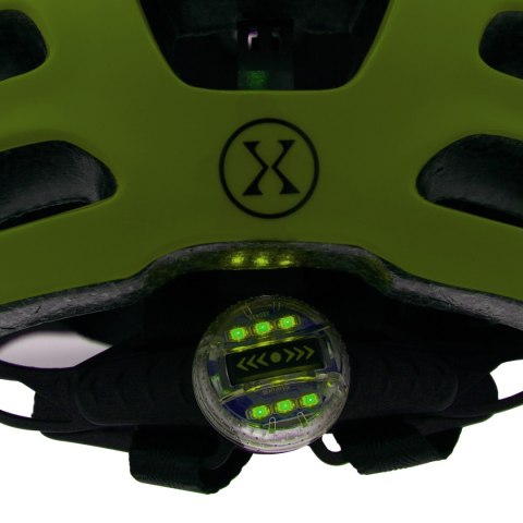 MTW01 LED ZIELONY ROZM. XS (49-55 cm) KASK NILS EXTREME