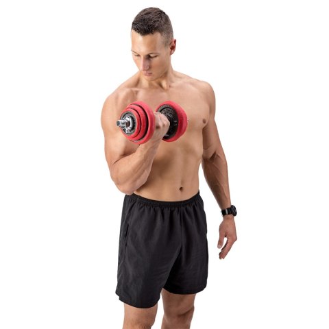 SGGX20 SZTANGIELKI REGULOWANE GUMOWANE 20KG HMS