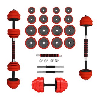 SGGX30 SZTANGIELKI REGULOWANE GUMOWANE 30KG HMS