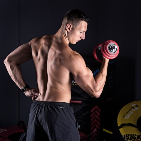 SGGX30 SZTANGIELKI REGULOWANE GUMOWANE 30KG HMS