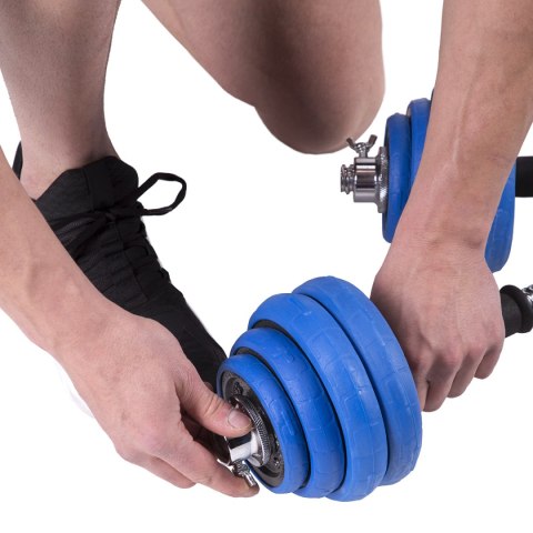 SGG30 BAR SZTANGIELKI REGULOWANE GUMOWANE 30KG HMS