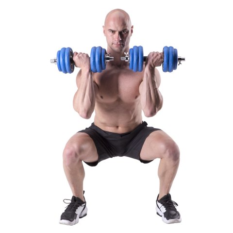 SGG30 BAR SZTANGIELKI REGULOWANE GUMOWANE 30KG HMS