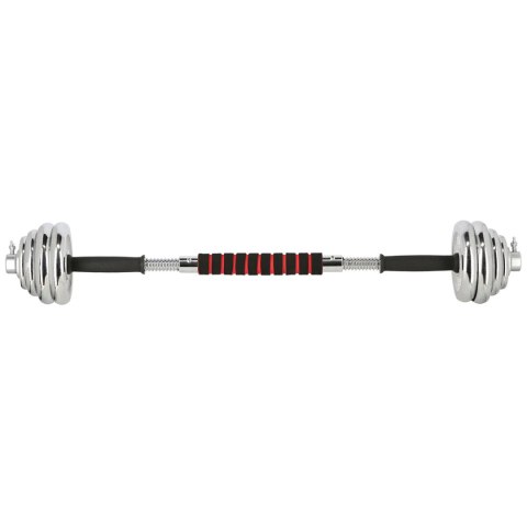 STC21 SZTANGIELKI REGULOWANE W WALIZCE CHROMOWANE 20KG HMS