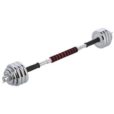 STC30 SZTANGIELKI REGULOWANE W WALIZCE CHROMOWANE 30KG HMS