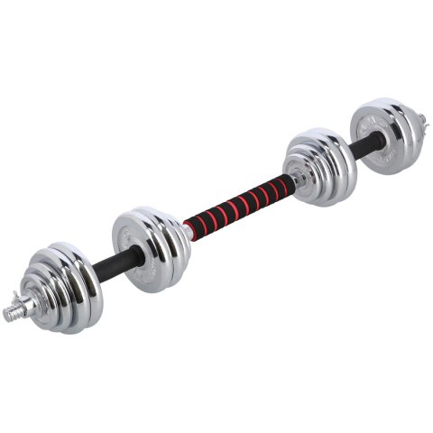 STC30 SZTANGIELKI REGULOWANE W WALIZCE CHROMOWANE 30KG HMS