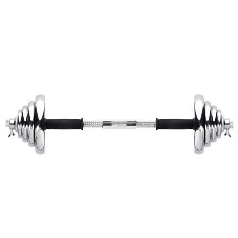 STC55 SZTANGIELKI REGULOWANE W WALIZCE CHROMOWANE 55KG HMS