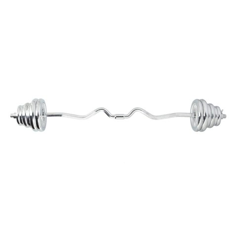 STC55 SZTANGIELKI REGULOWANE W WALIZCE CHROMOWANE 55KG HMS