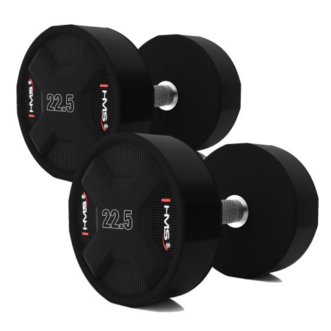 HPC SET ZESTAW HANTLI POLIURETANOWYCH 2 x 2.5 - 25 KG CPU (275 KG) HMS