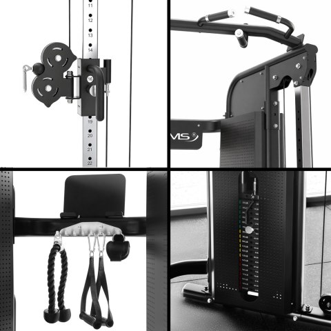 ARES PRO BRAMA DO ĆWICZEŃ Z WYCIĄGIEM I STOSEM COMMERCIAL HMS