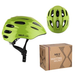 MTW01 LED ZIELONY ROZM. S (51-58 cm) KASK NILS EXTREME