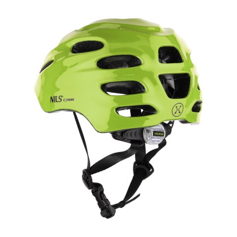 MTW01 LED ZIELONY ROZM. S (51-58 cm) KASK NILS EXTREME
