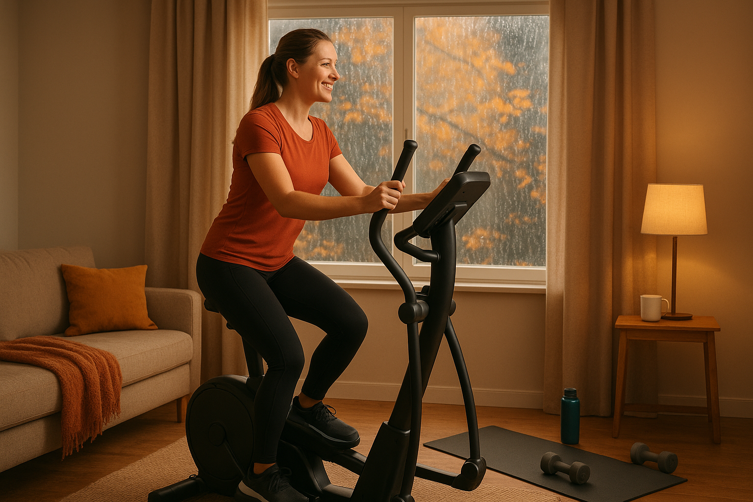 Cardio w domu zamiast biegania w deszczu – alternatywy na jesień